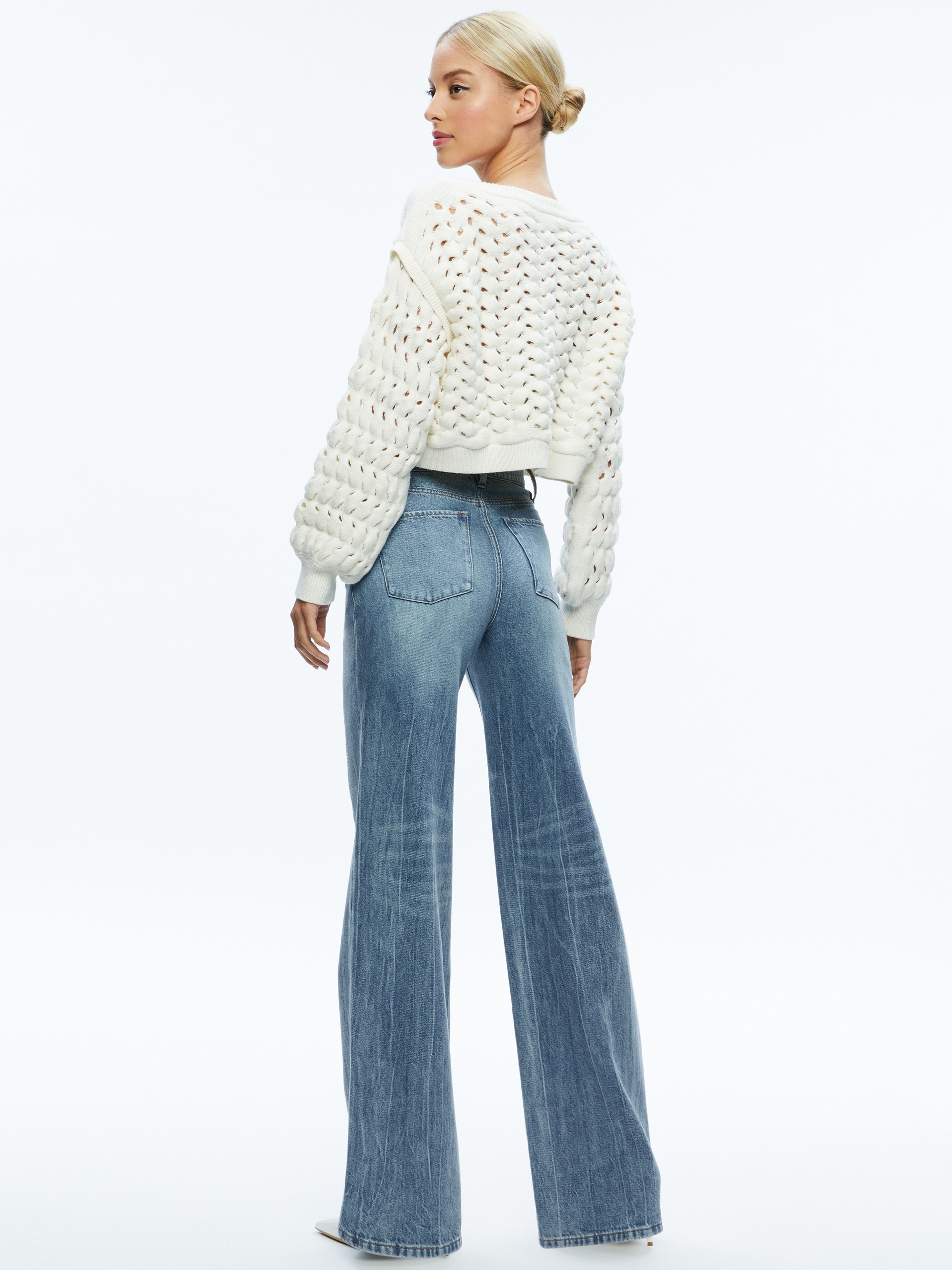 ALLENE CABLE KNIT CREWNECK - 3