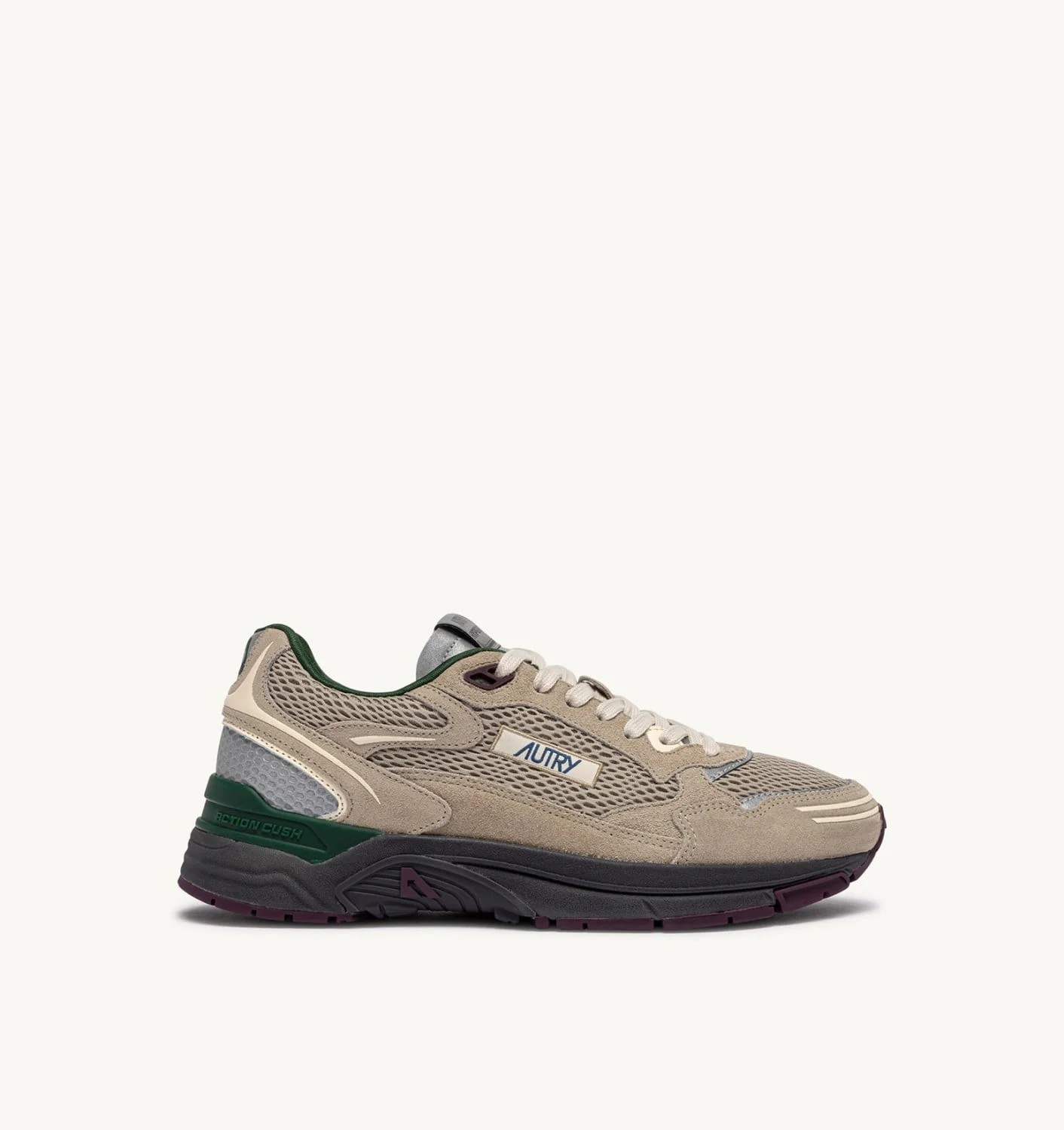 HYPERWAY SNEAKERS IN BISCUIT AND AFTERGLOW SUEDE AND MESH - 1
