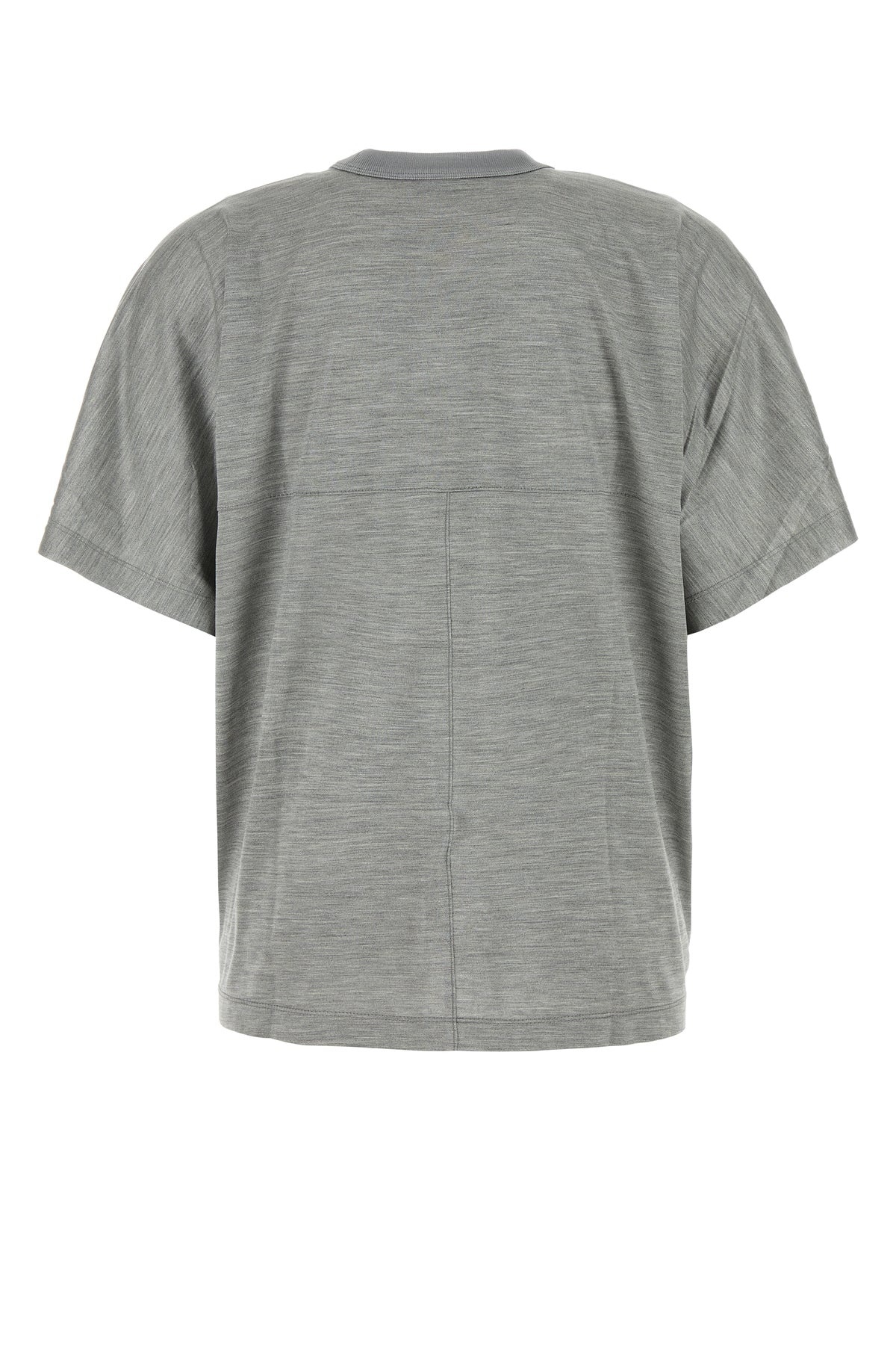 Grey silk oversize t-shirt - 2
