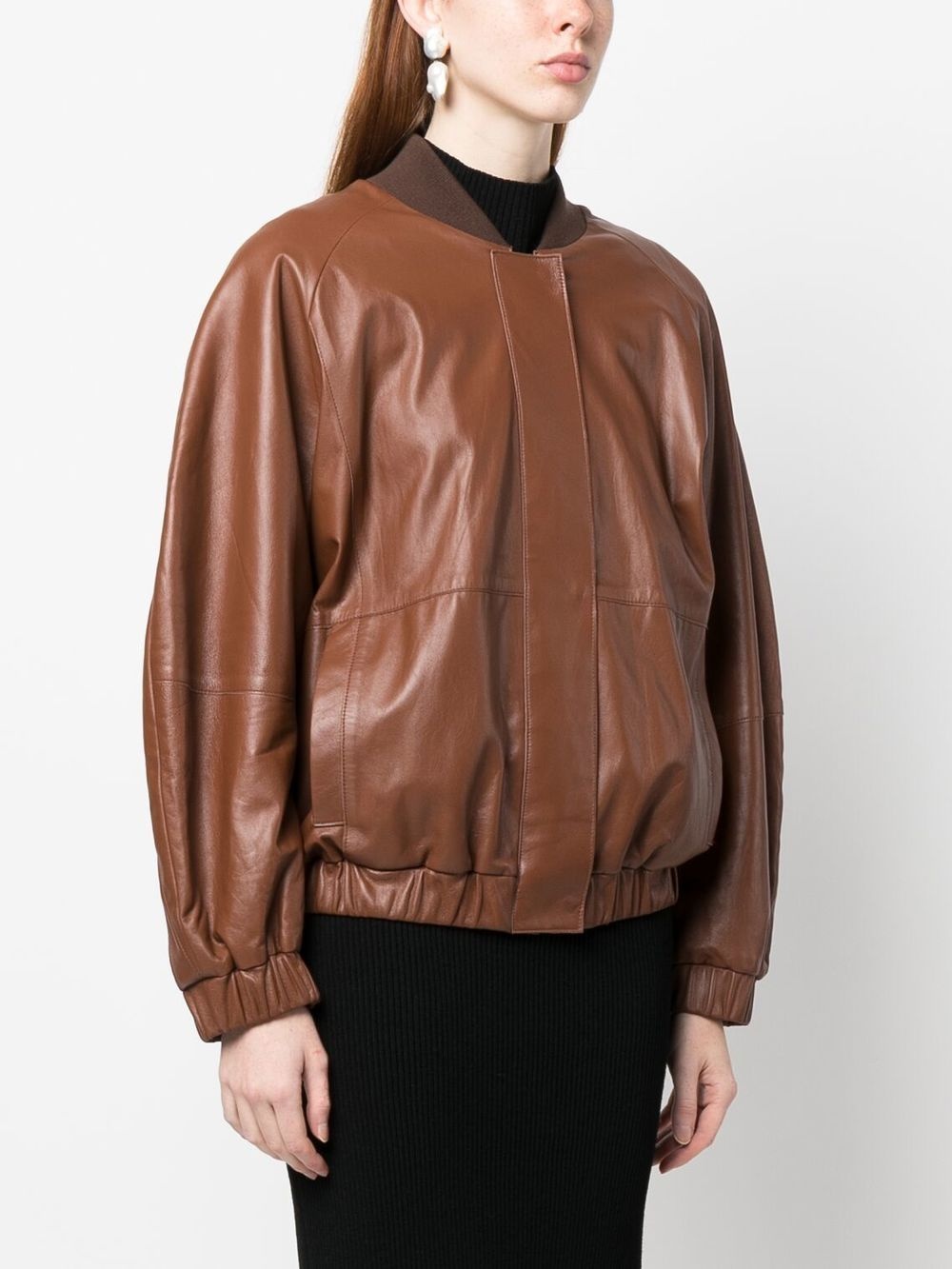 Bloom lambskin bomber jacket - 3