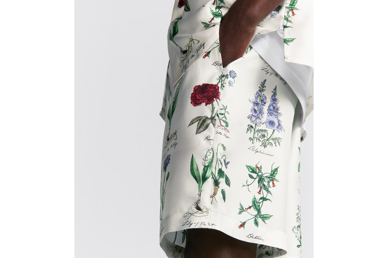 Dior Herbarium Illustration Bermuda Shorts outlook