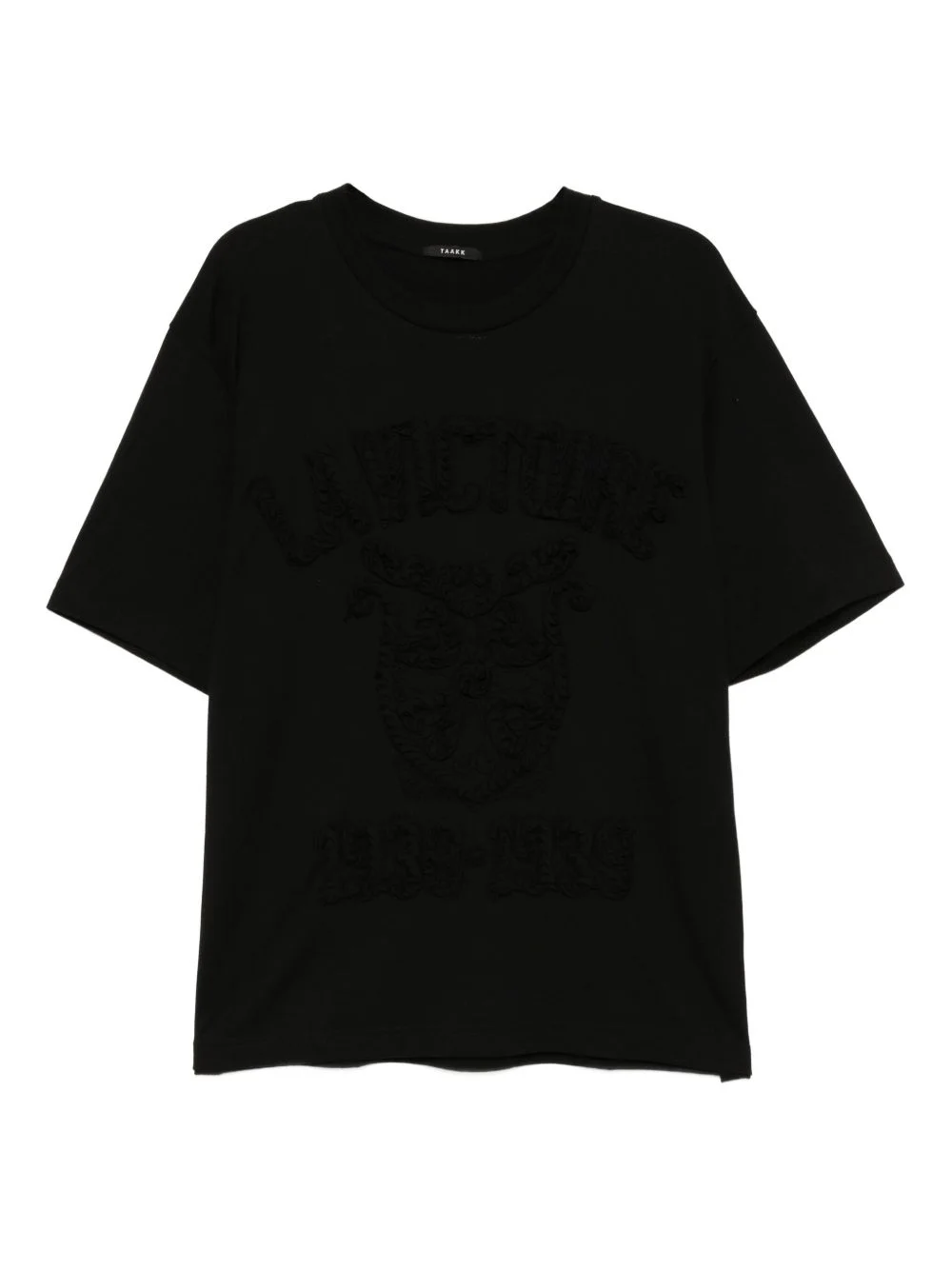 graphic-embroidered T-shirt - 1