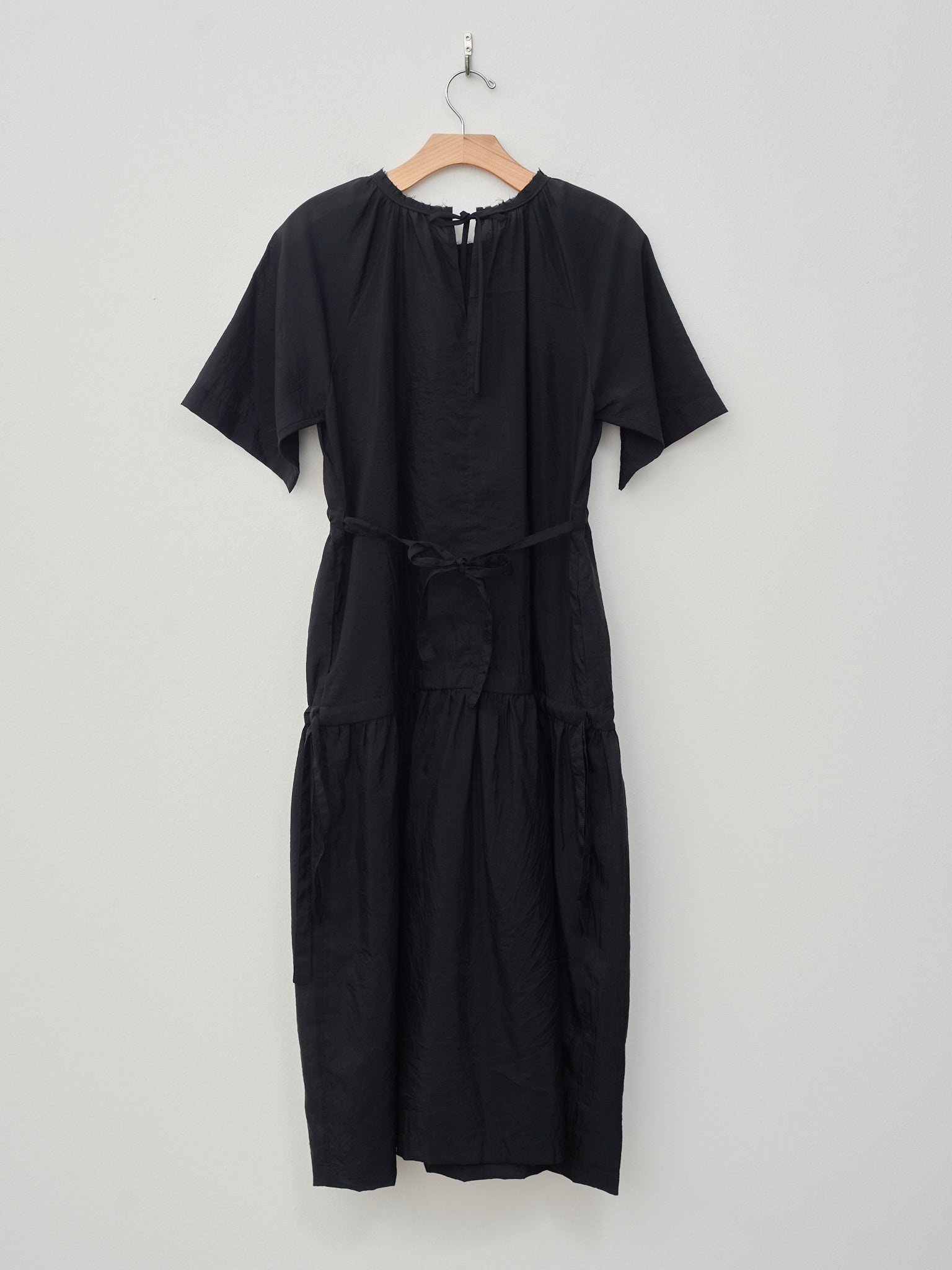 Ripstop Balloon Dress - Black - 9