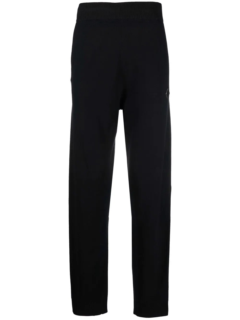 logo-patch panelled track pants - 1