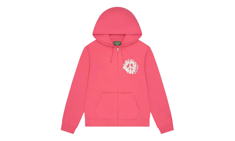 Denim University Zip Hoodie "Pink" DT426 1