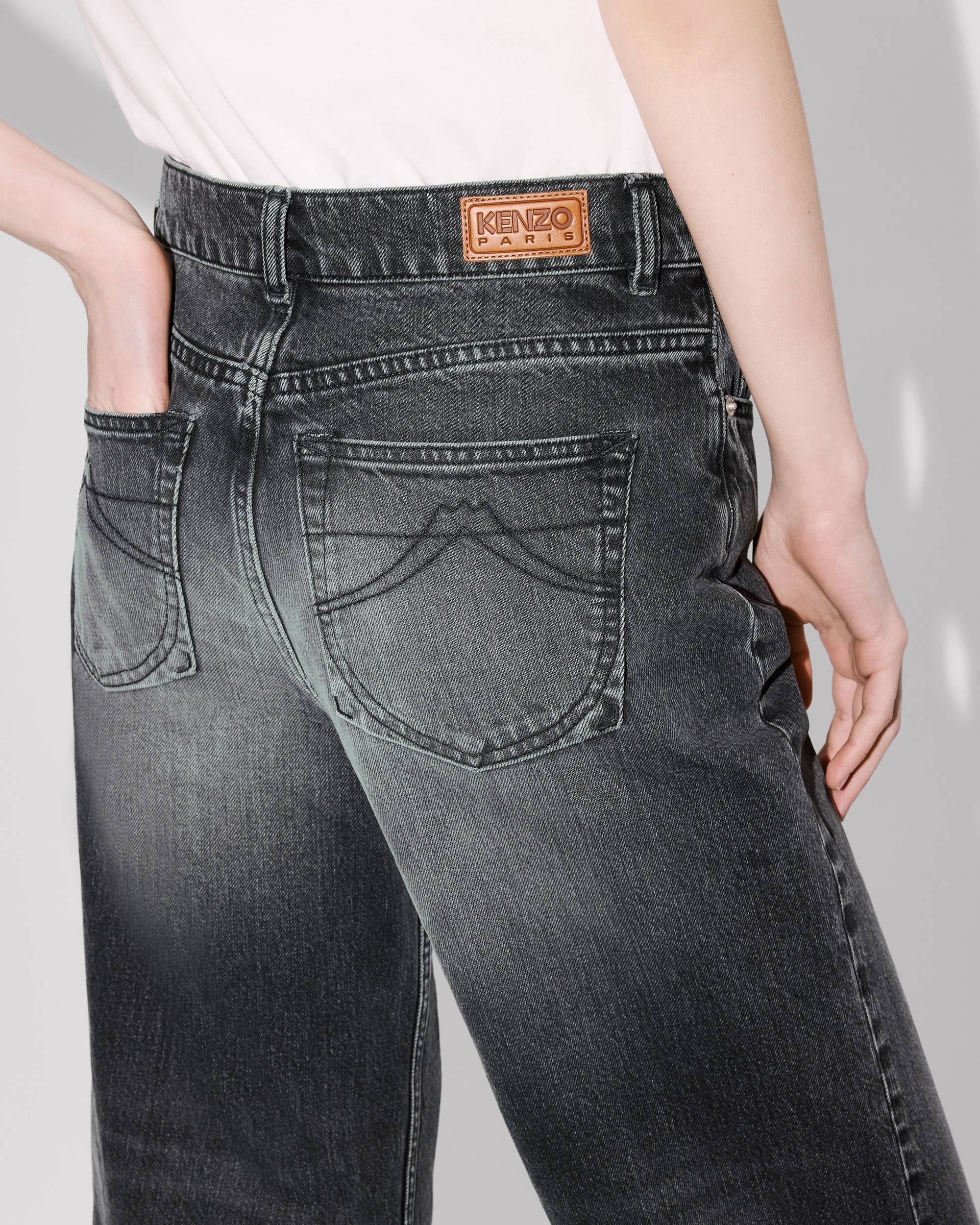 'Kenzo x Futura 2000' SUMIRE cropped pants in Japanese denim - 7