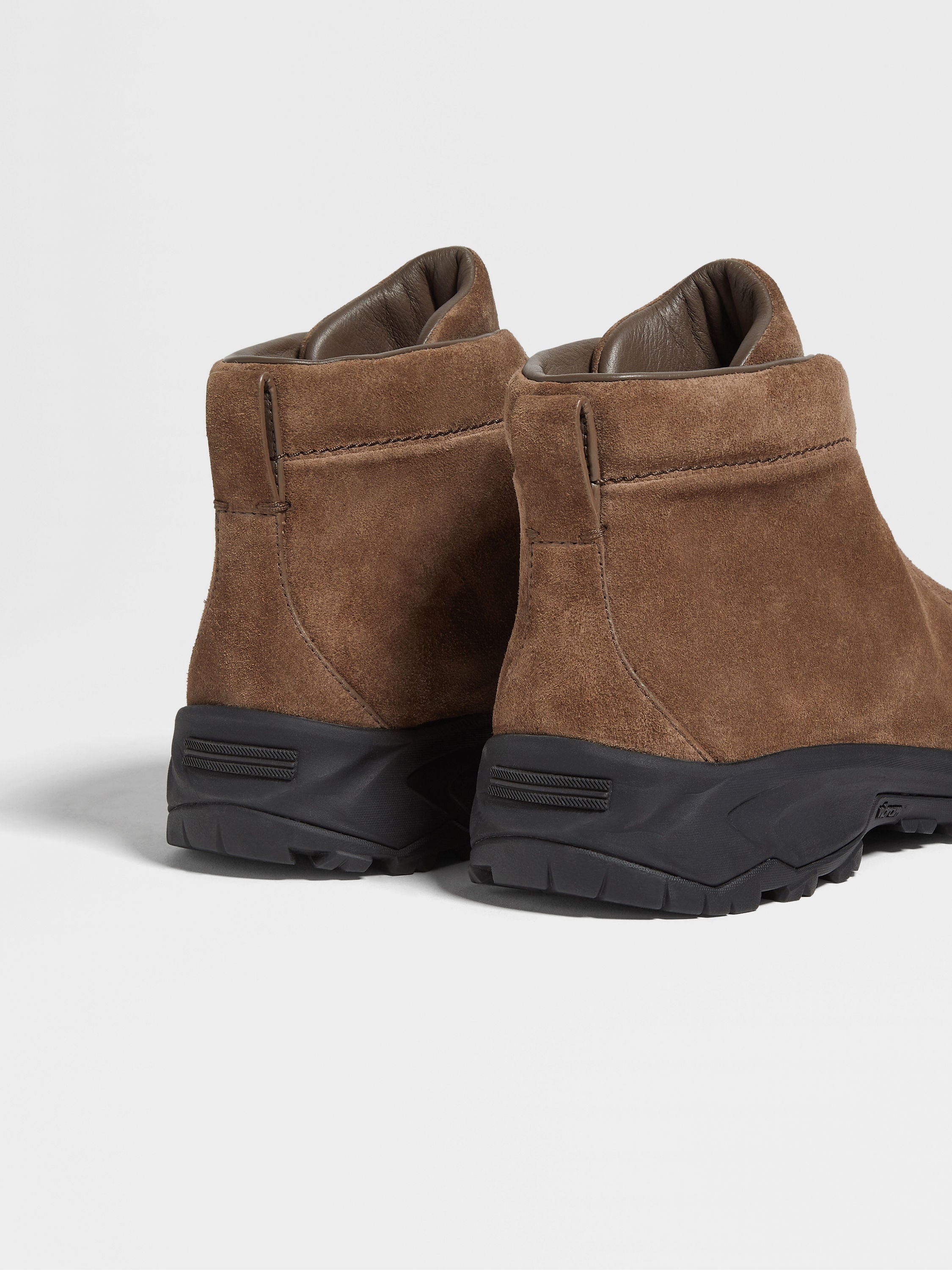 BROWN SUEDE TRIPLE STITCH™ VETTA SNEAKERS - 3