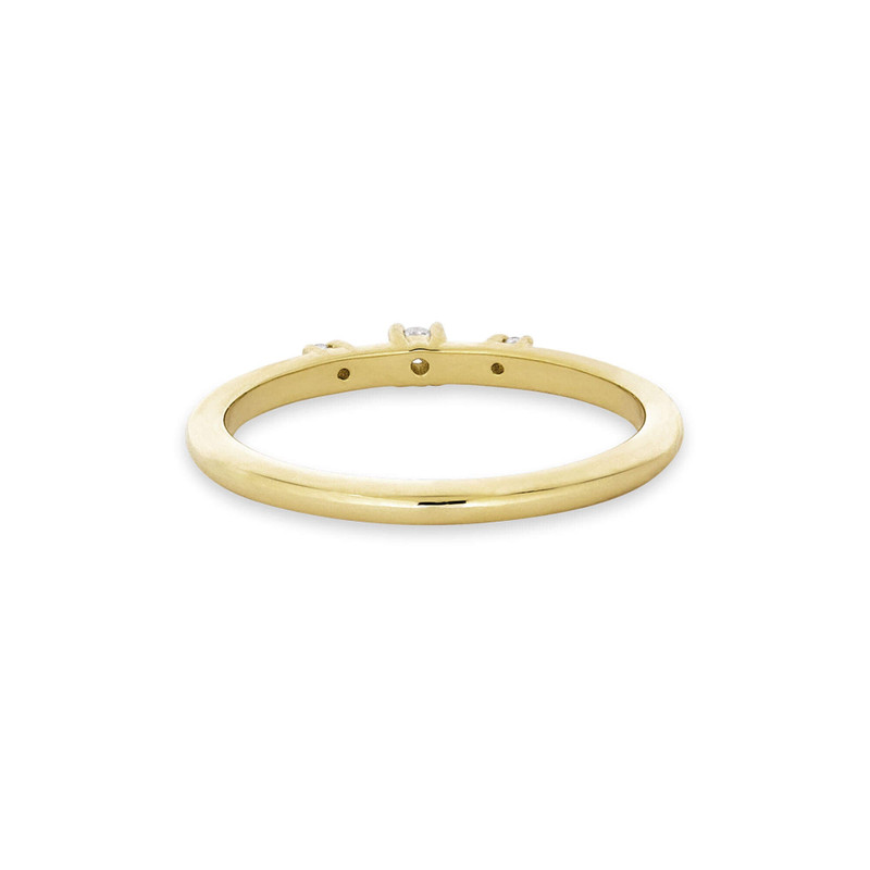 Dainty Diamond Trio Ring 4