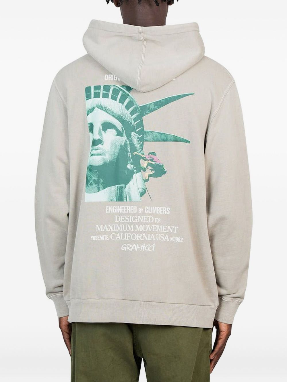 Statue of Liberty graphic-print hoodie - 3