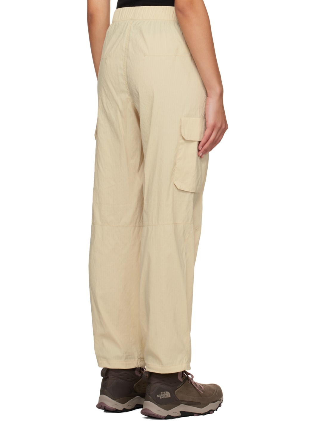 Beige Spring Peak Cargo Pants - 3