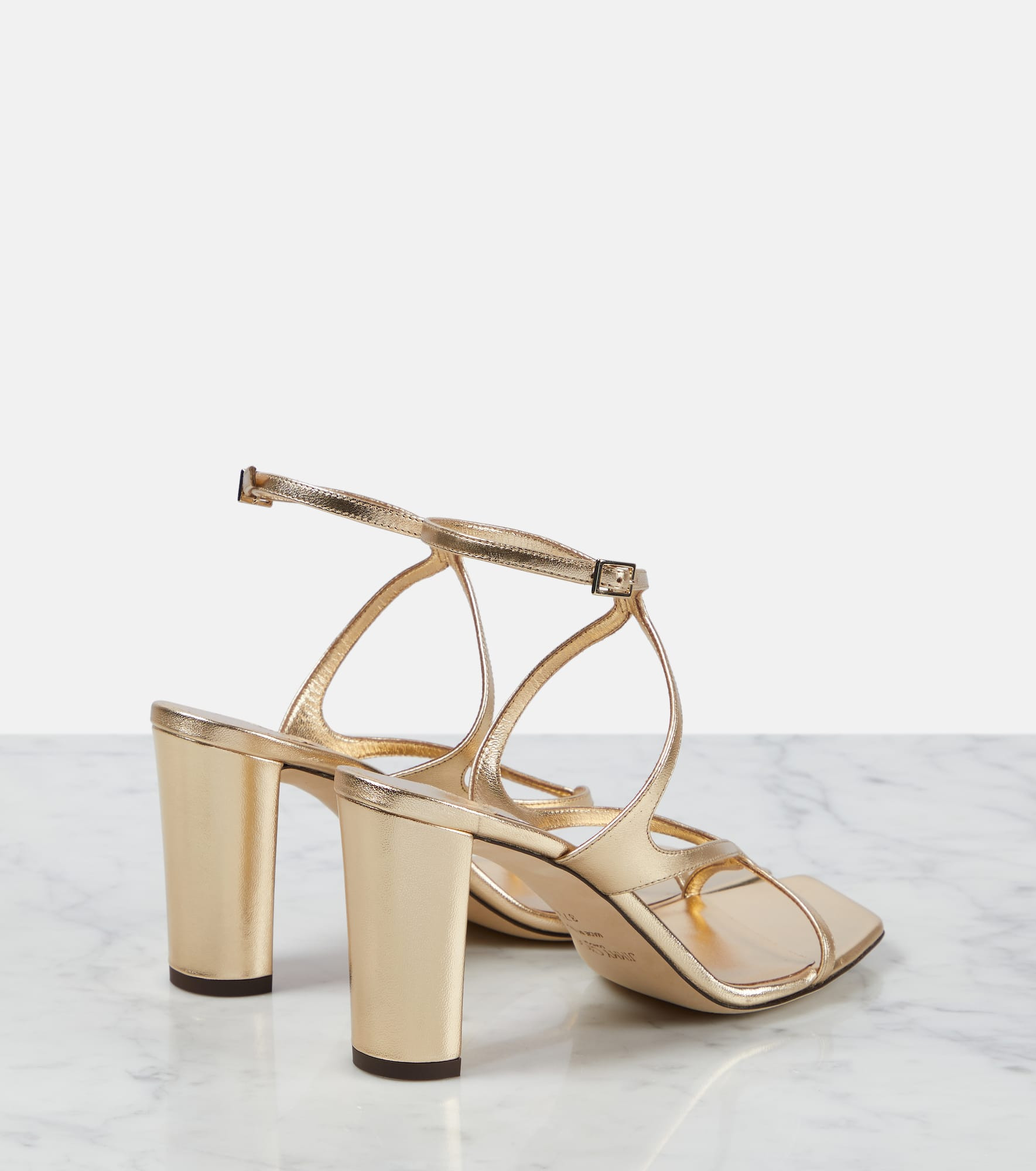Azie 85 metallic leather sandals - 3