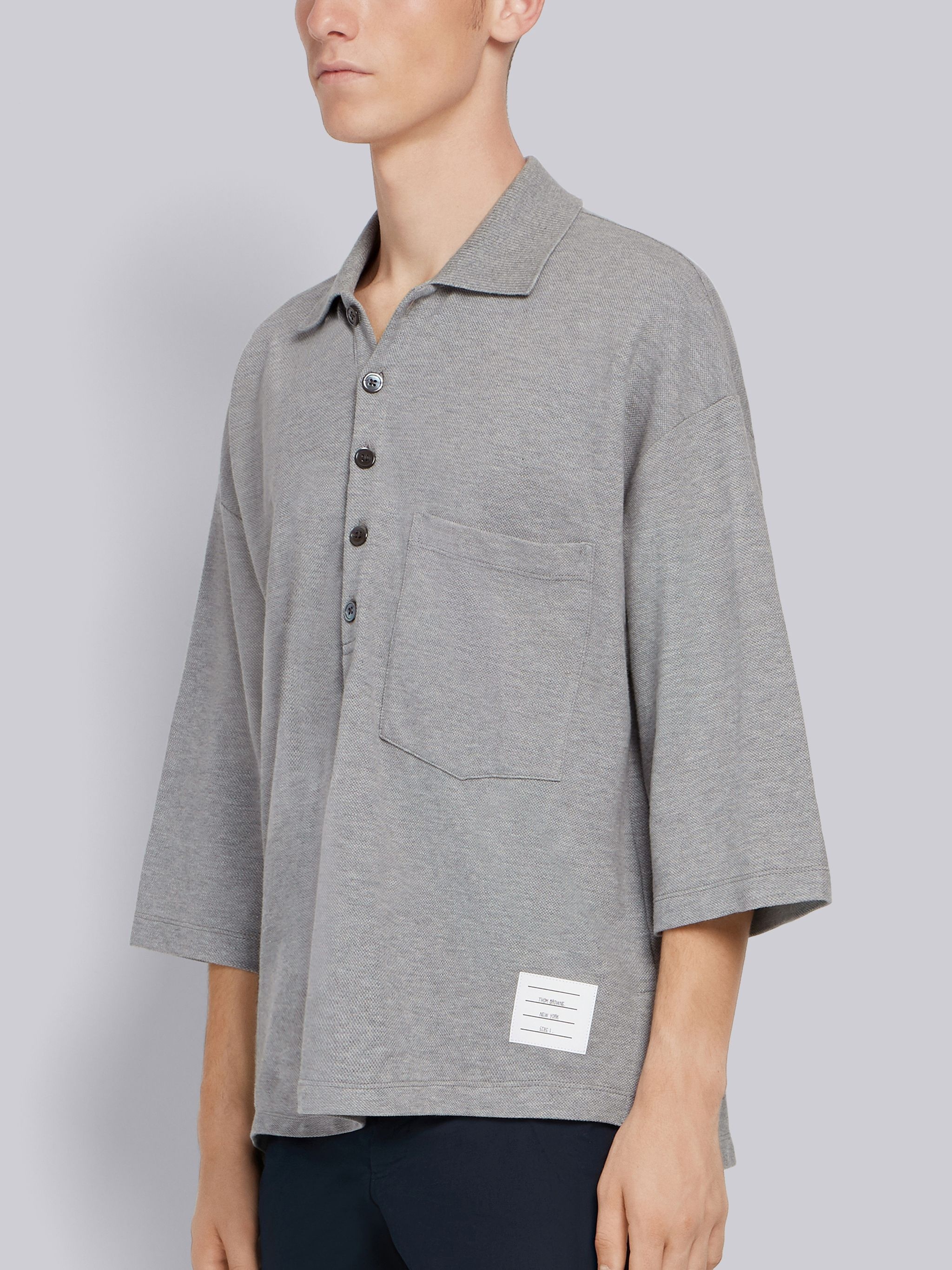 Oversized Piqué Pocket Polo - 2