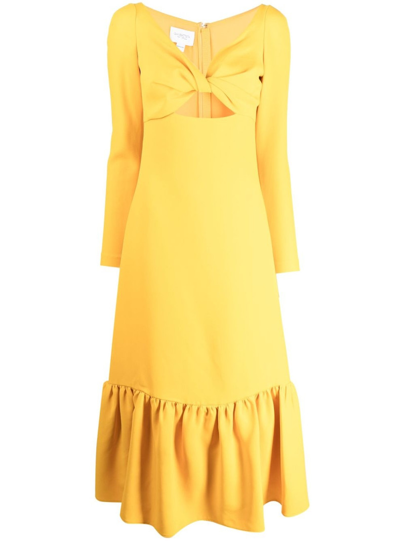Twist-front midi dress 1