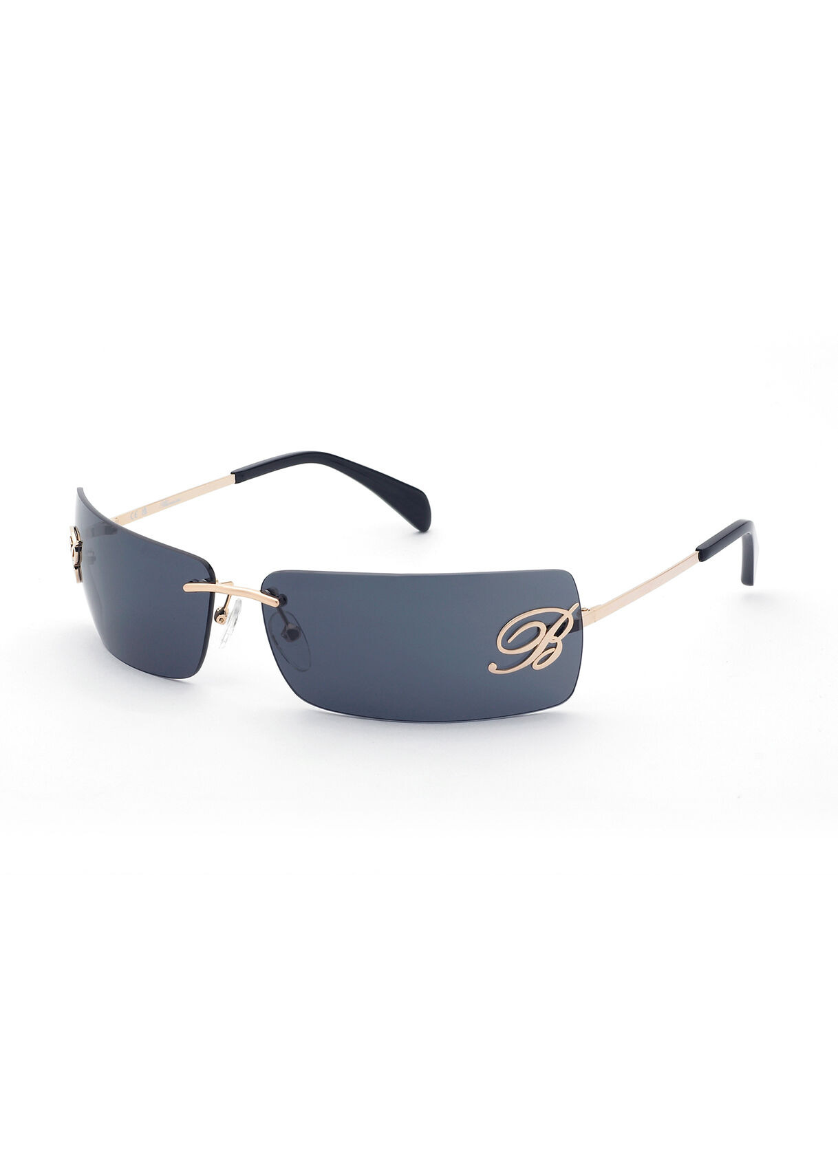 RIMLESS SUNGLASSES WITH THIN METAL TEMPLES - 2