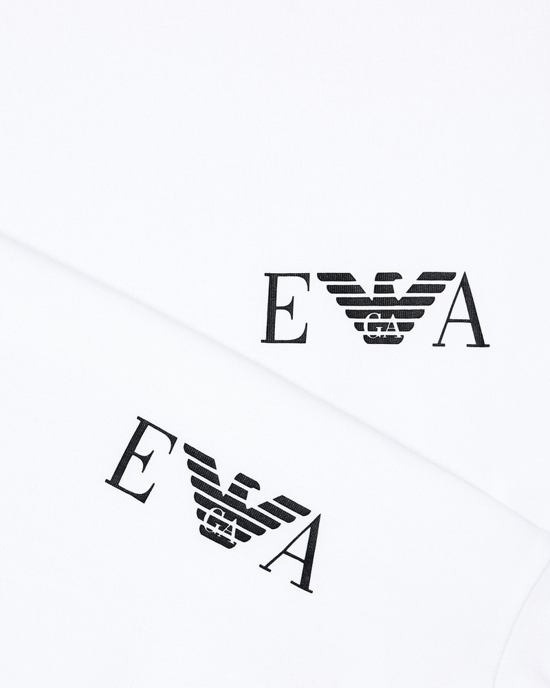 EMPORIO ARMANI TWO-PACK OF STRETCH JERSEY FITTED LOUNGEWEAR T-SHIRTS outlook