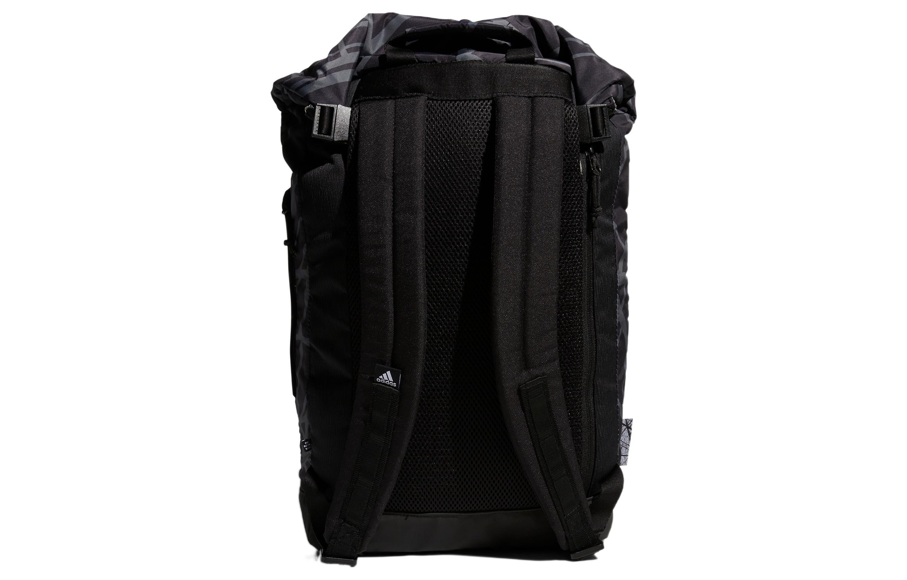adidas Wuji Printed Backpack 'Black Grey' IA5296 - 3
