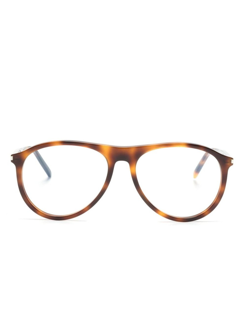 tortoiseshell pilot-frame sunglasses 1