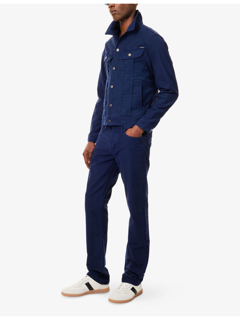 TOM FORD Moleskin Straight-Leg Cotton-Blend Trousers outlook