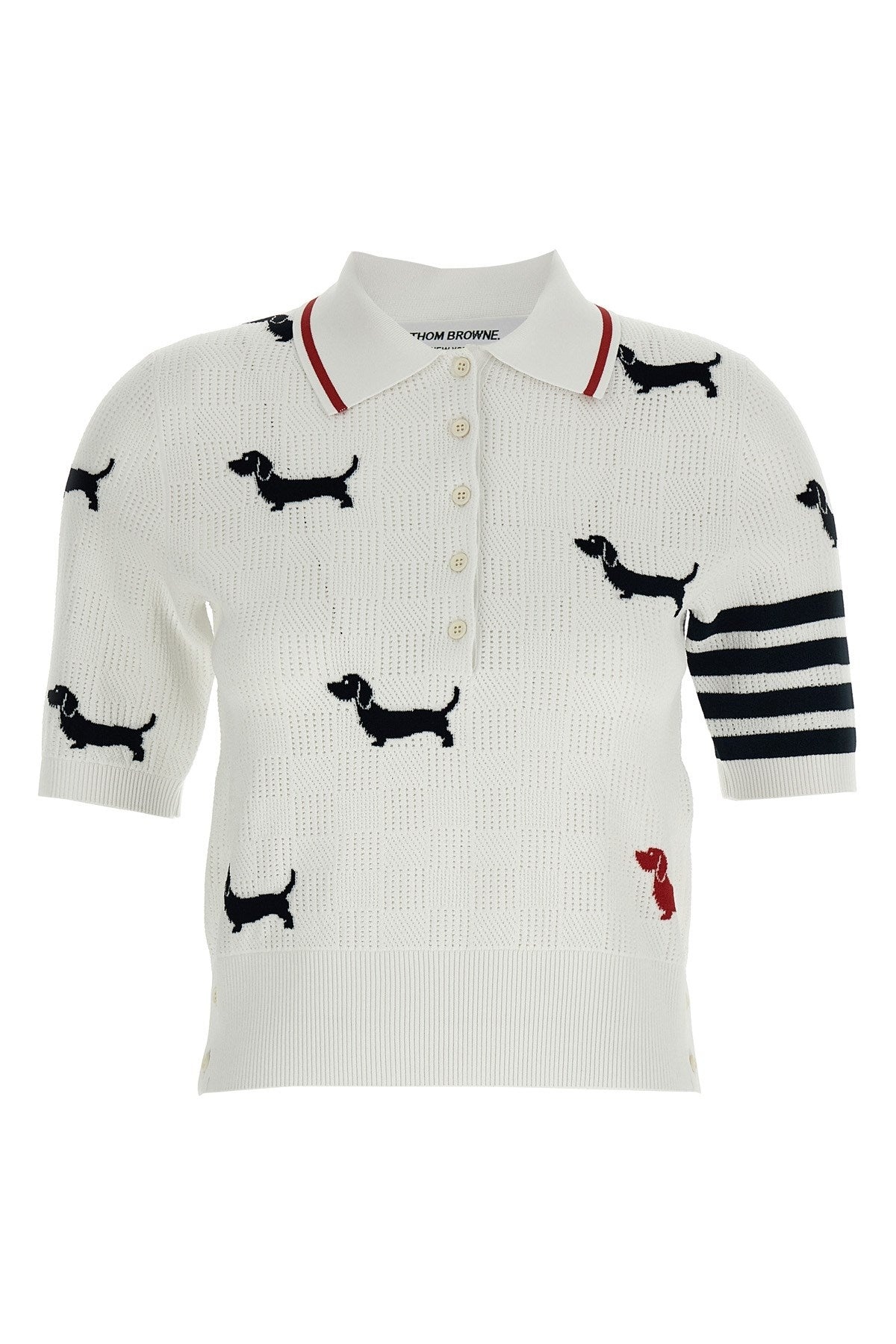 Thom Browne Women 'Hector' Polo Shirt - 1