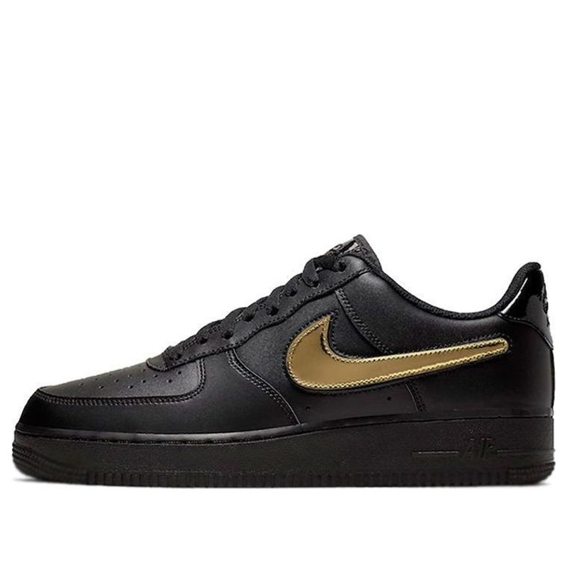Nike Air Force 1 Low '07 LV8 'Removable Swoosh - Black Gold' CT2252-001 - 1