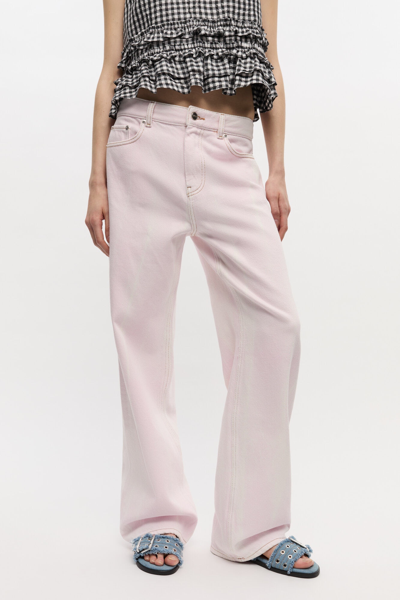 PINK WASHED IZEY JEANS - 3