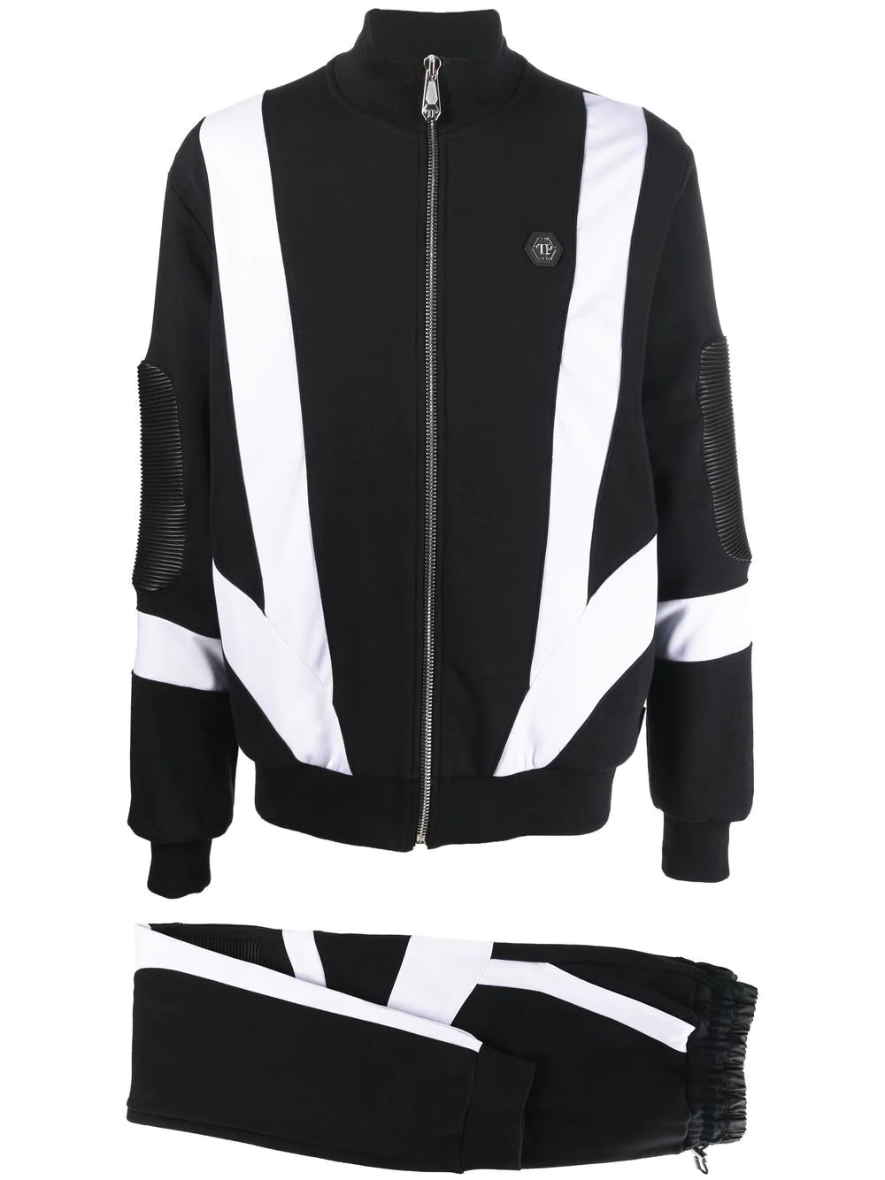 panelled tracksuit set - 1