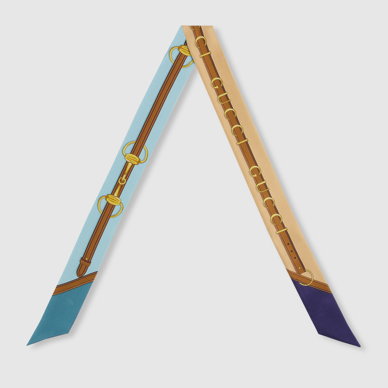 GUCCI Printed silk twill ribbon outlook