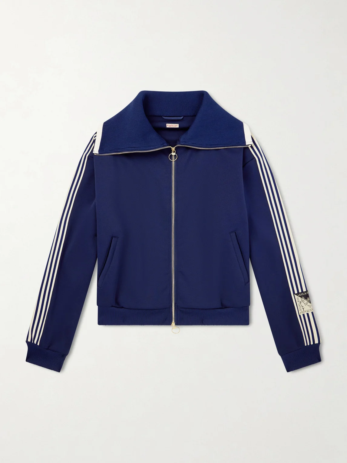 Striped Jersey Track Jacket - 1