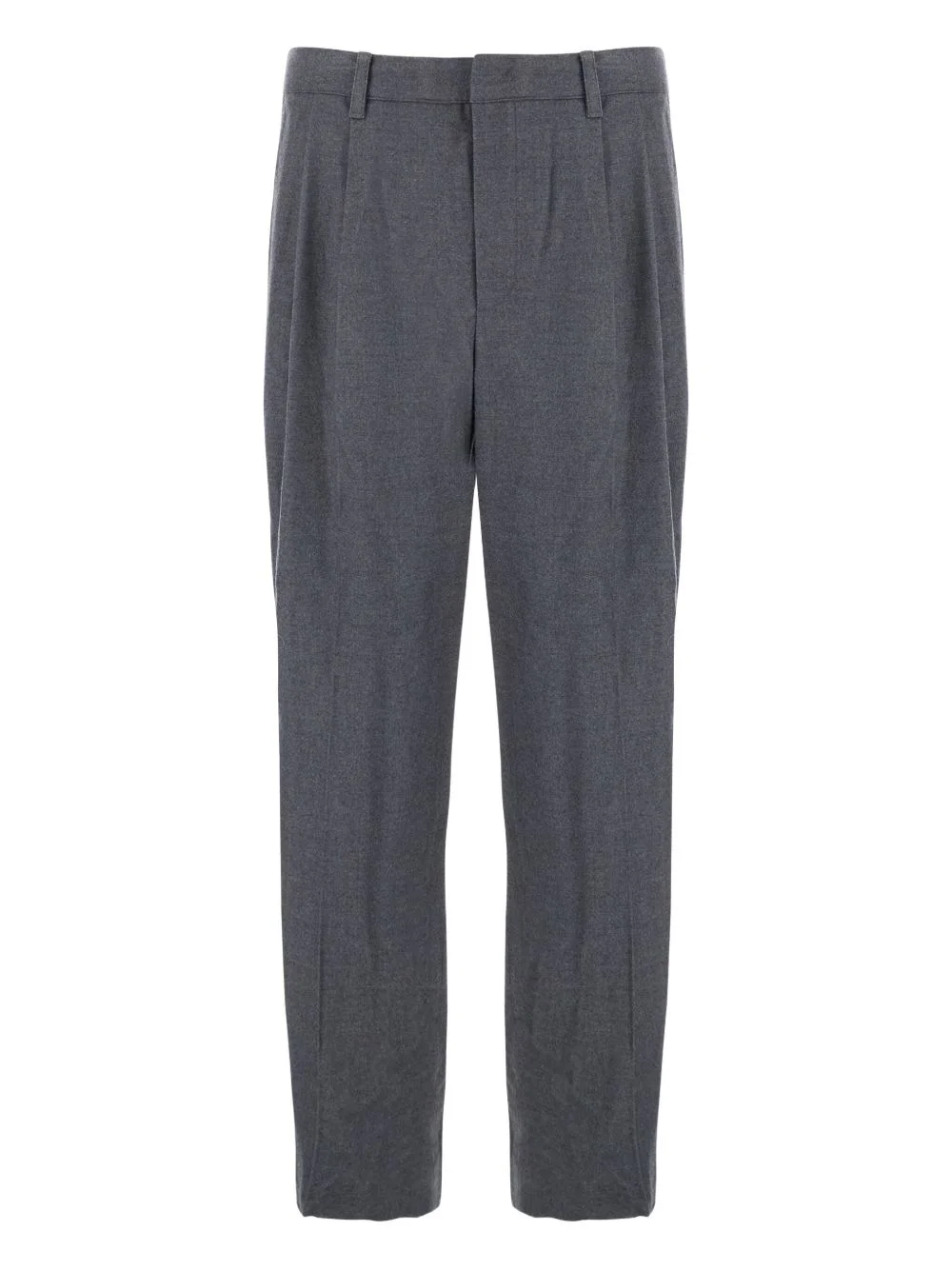pleated-front trousers - 1