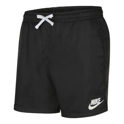 Nike Sportswear에 의하여 길쌈된 캐주얼 Breathable 반바지 검정 AT5289-010 - 1