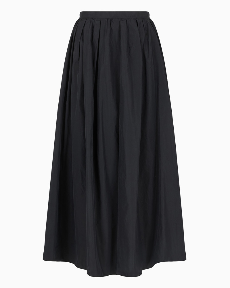 TAFFETA LONG SKIRT WITH DARTS 1