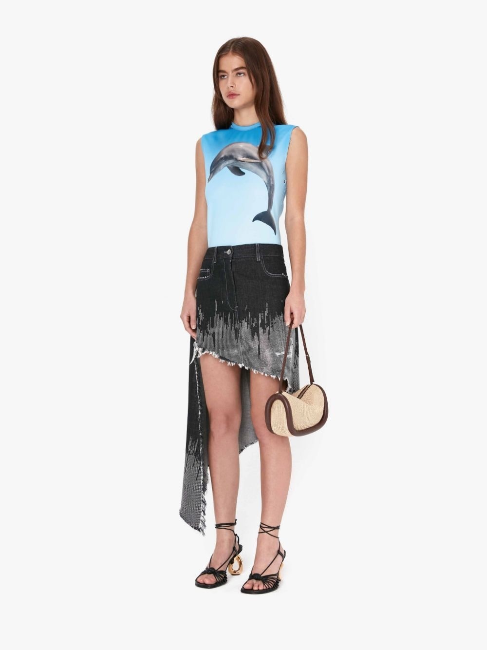 BUMPER-15 RAFFIA SHOULDER BAG - 2
