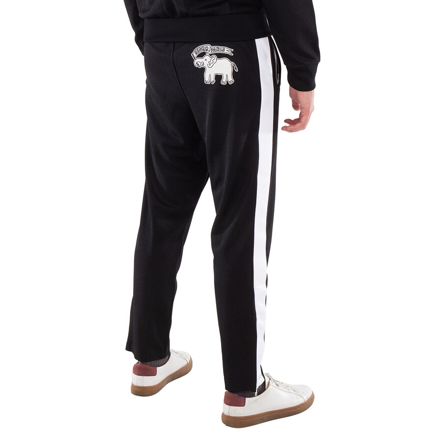 Kenzo Applique Logo Tapered Leg Pants - 5