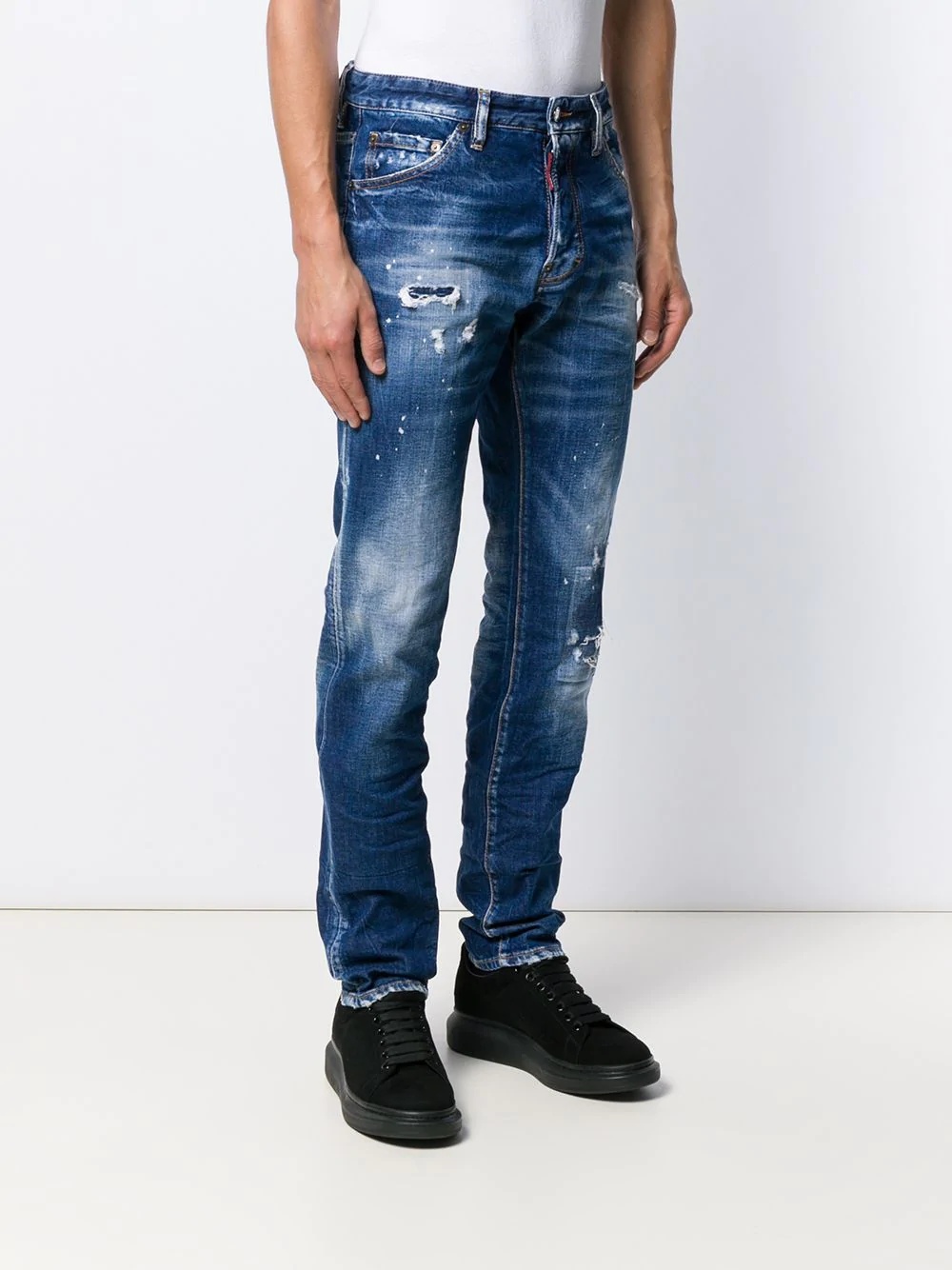 slim faded jeans - 3