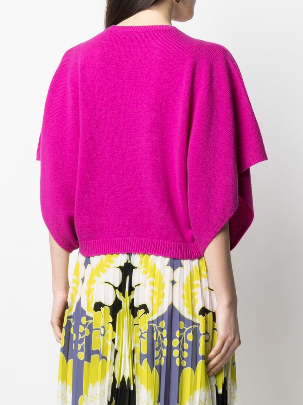 kimono-style knitted jumper - 4