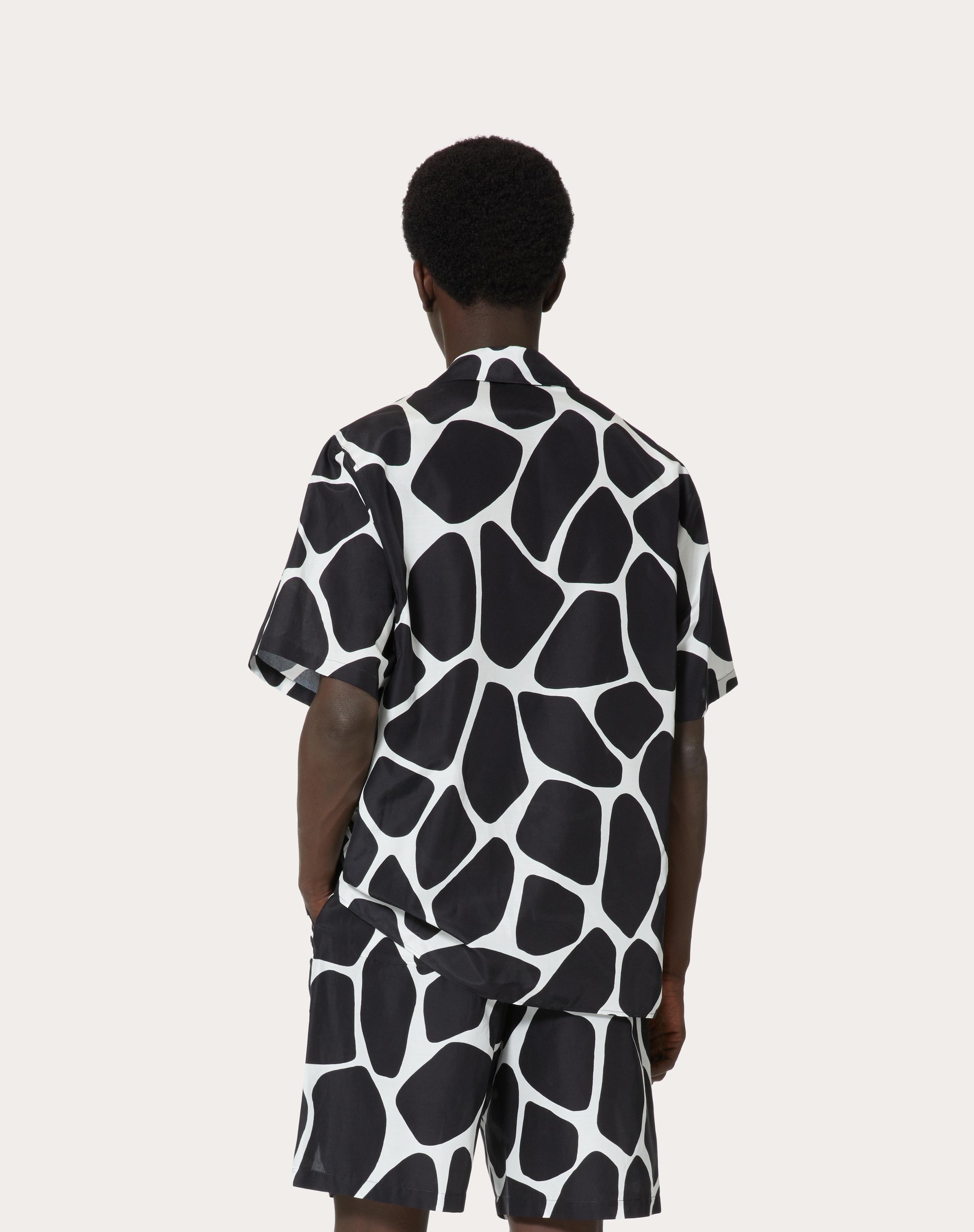 GIRAFFA RE-EDITION PRINT SILK AND COTTON SHIRT - 4