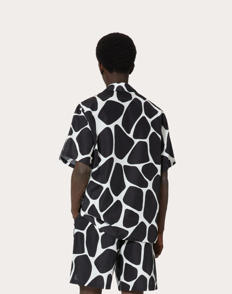 GIRAFFA RE-EDITION PRINT SILK AND COTTON SHIRT 4