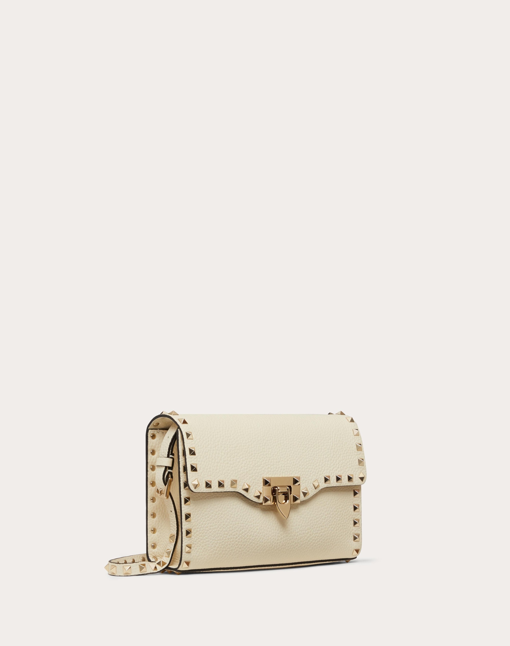 SMALL ROCKSTUD GRAINY CALFSKIN CROSSBODY BAG - 2