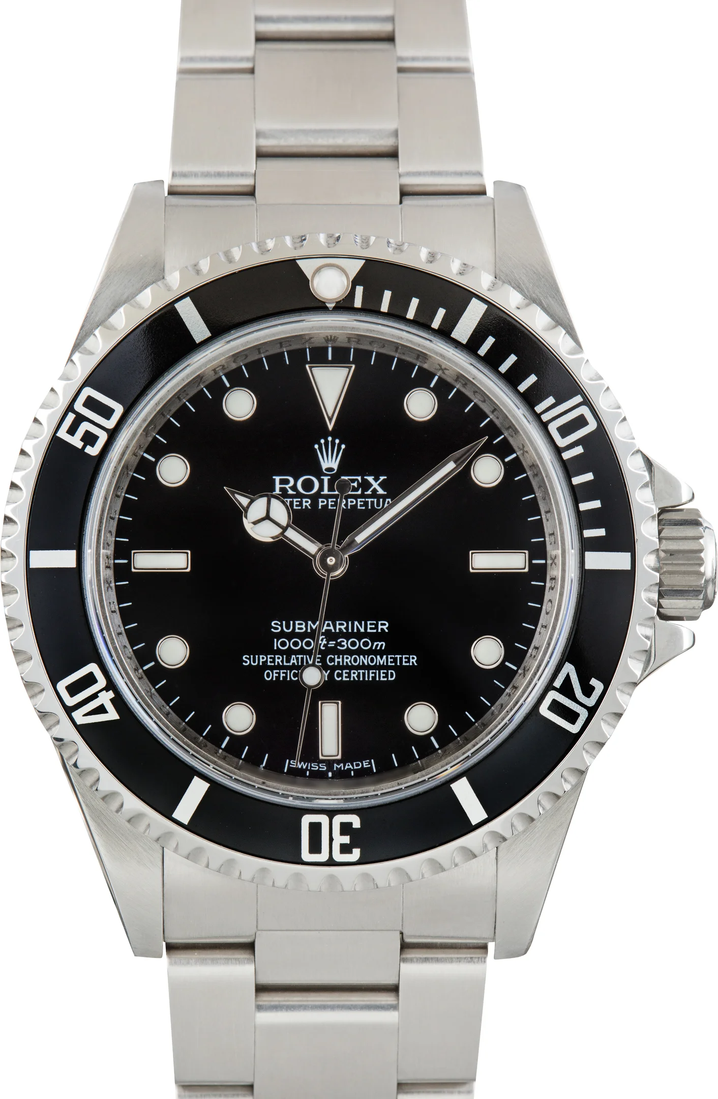 Pre-Owned Rolex Submariner Ref 14060M Black Dial - 1