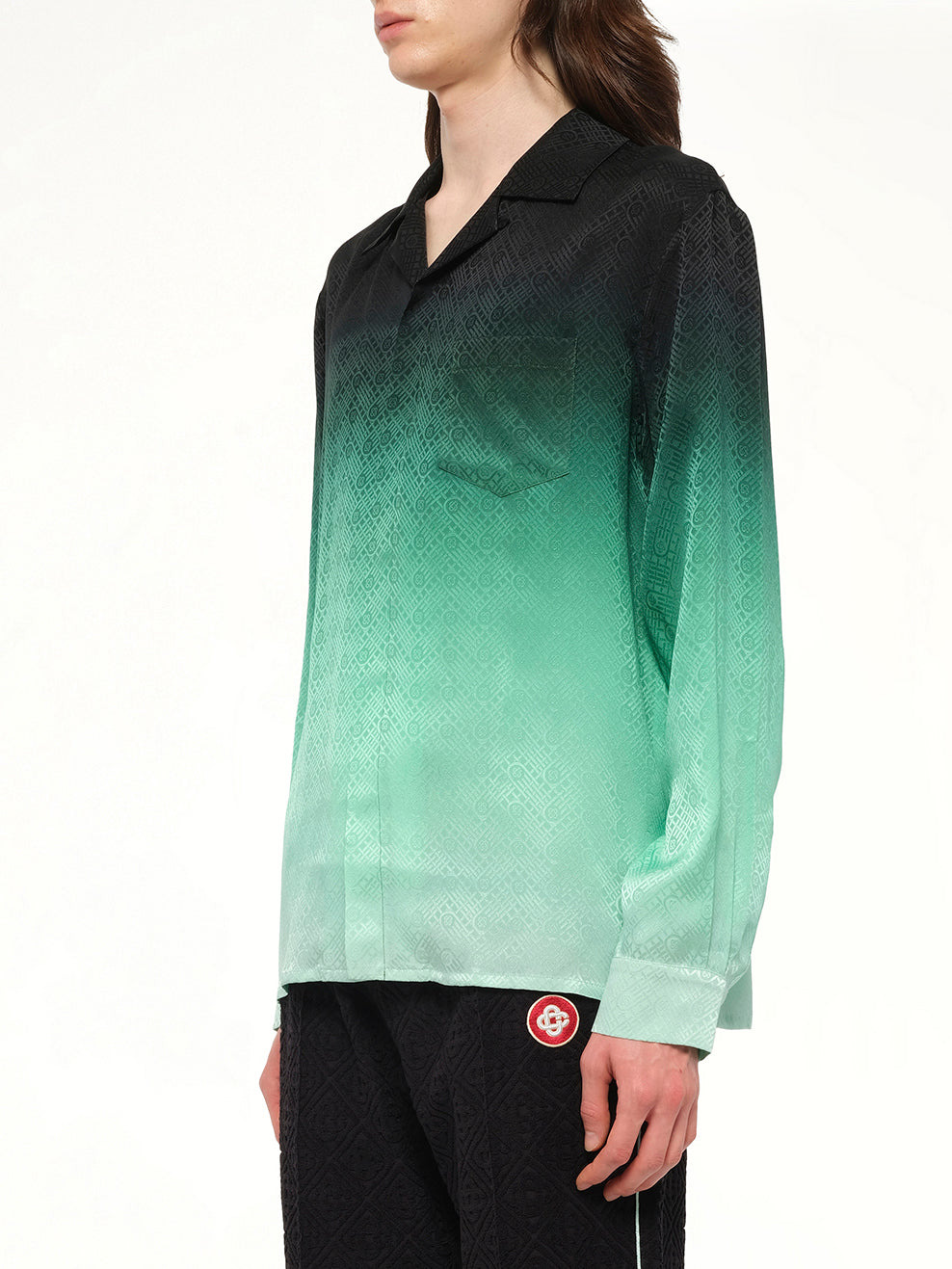 Ping Pong Gradient Shirt in Green - 3