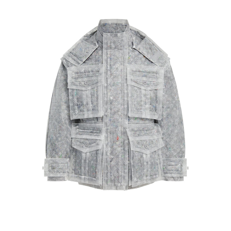 Monogram Organza Padded Parka 1