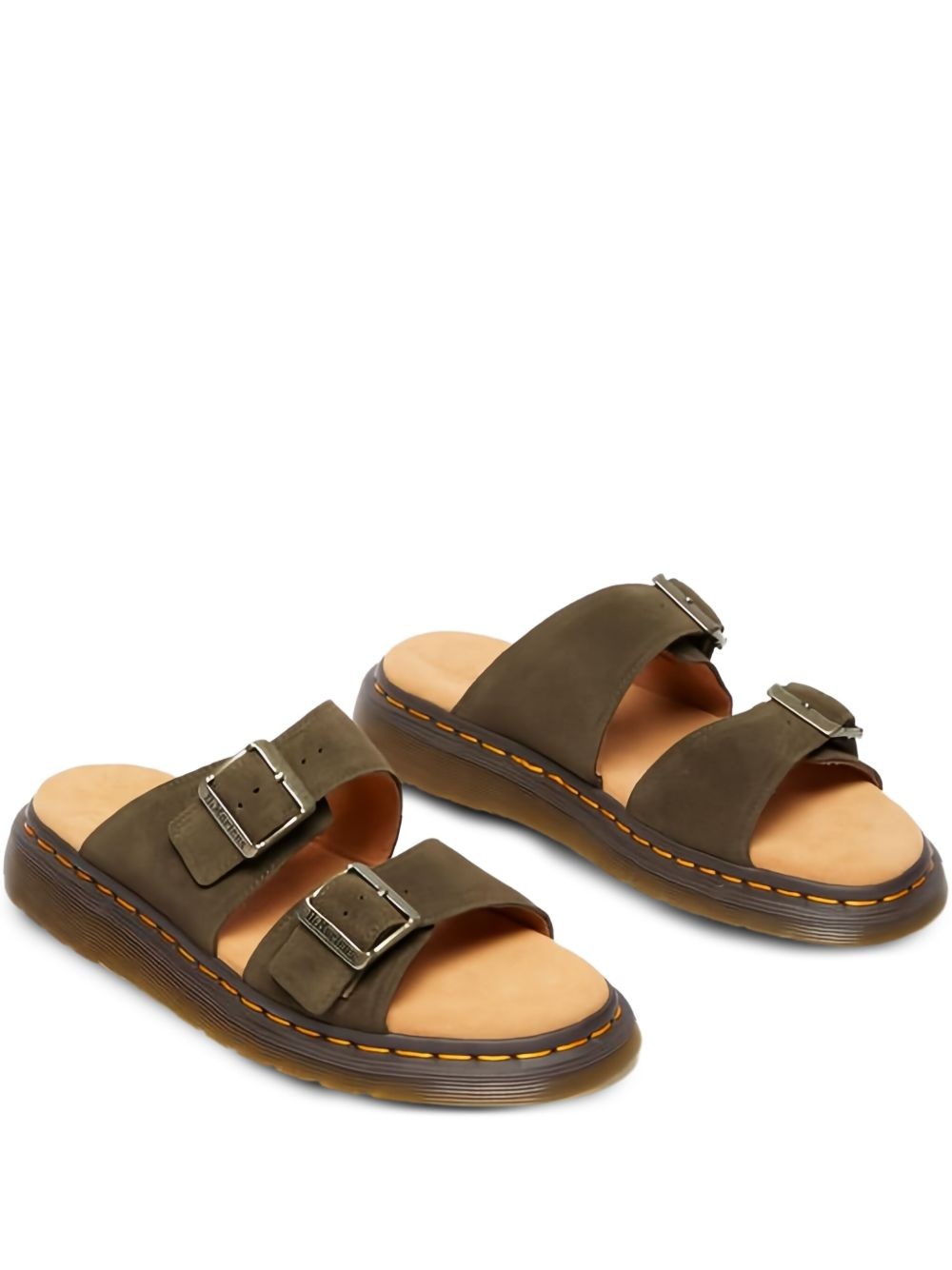 suede flat sandals - 2