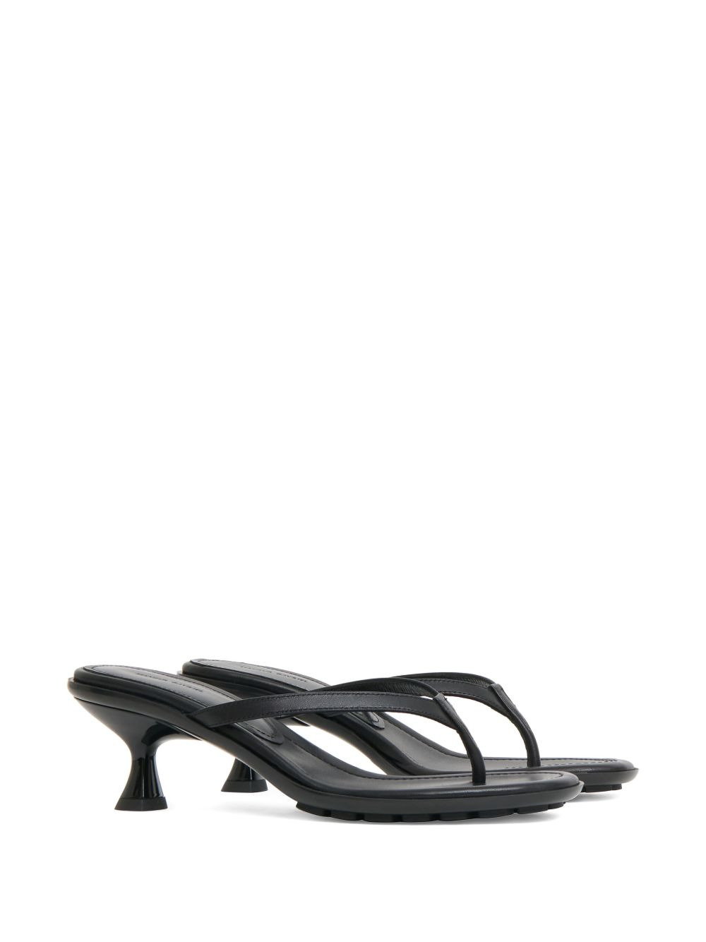 thong leather sandals - 2