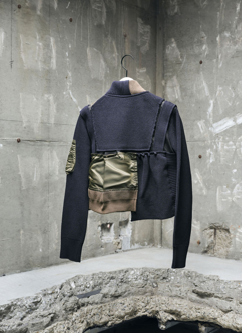 Nylon Twill x Knit Blouson 5
