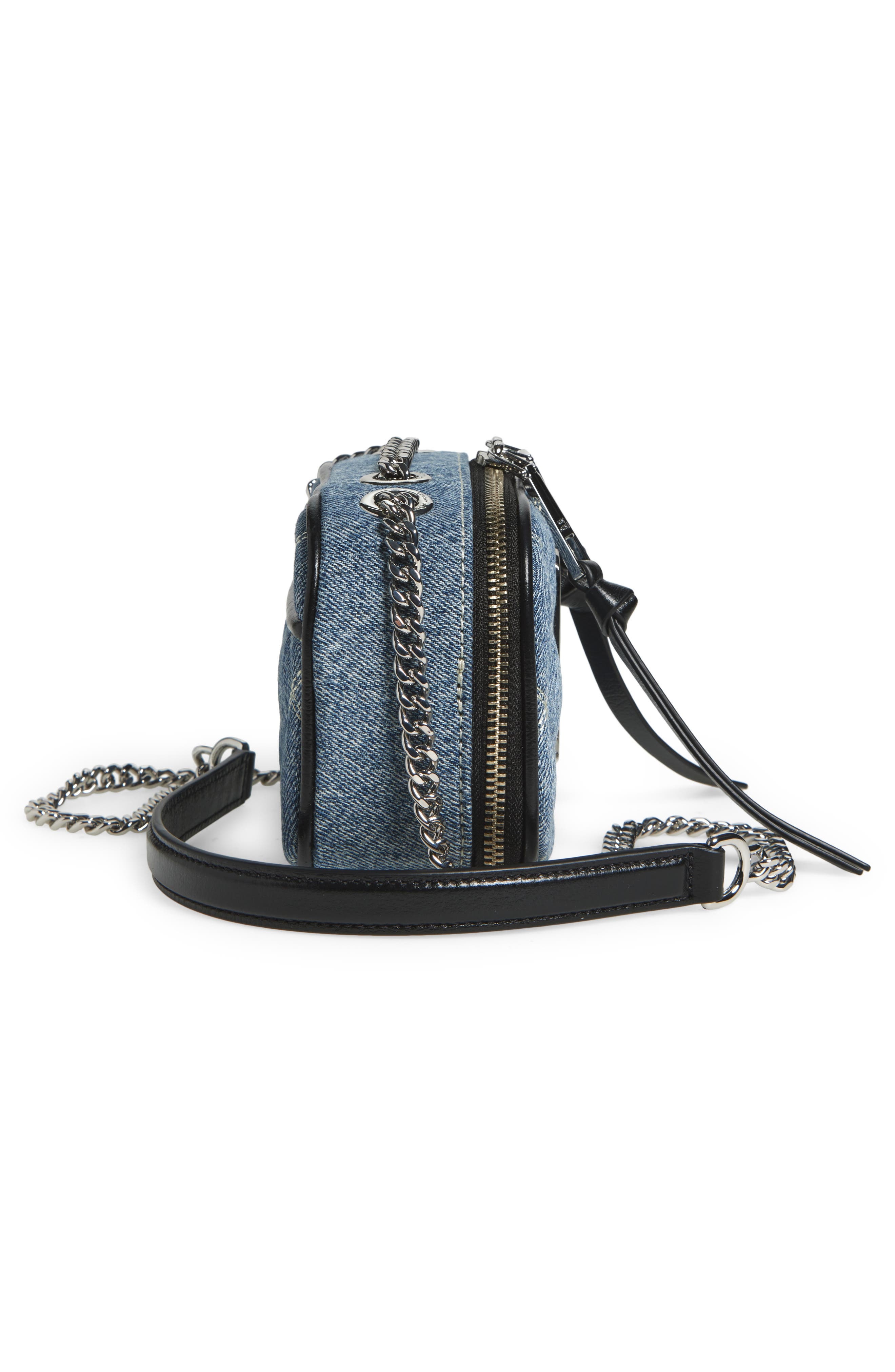 Marc Jacobs The Quilted Denim Softshot Bag in Light Wash Indigo at Nordstrom - 5