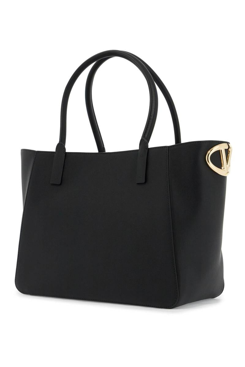 Valentino Garavani Nappa Calfskin Vlogo Side Tote Bag - 2