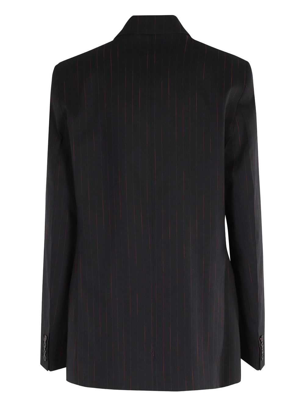pinstripe single-breasted blazer - 2