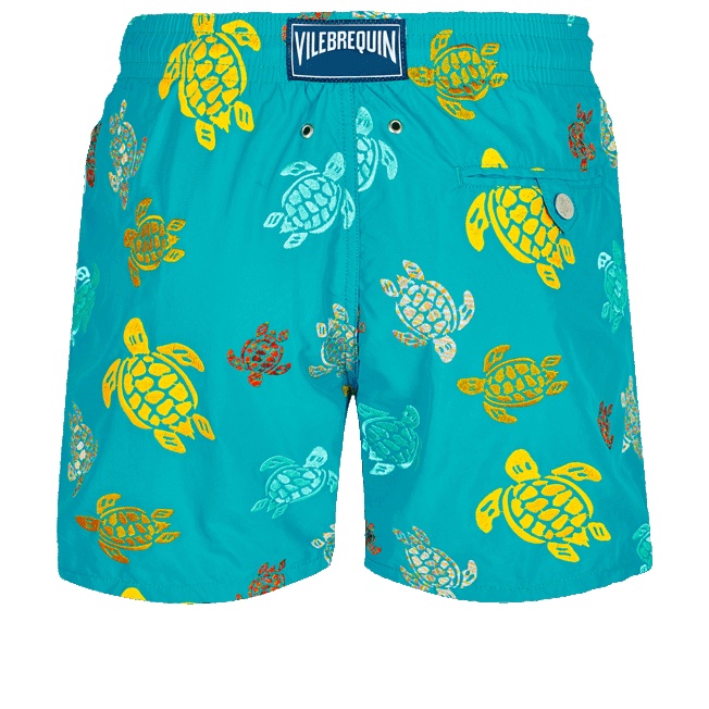 Men Swim Trunks Embroidered Ronde Des Tortues - 2