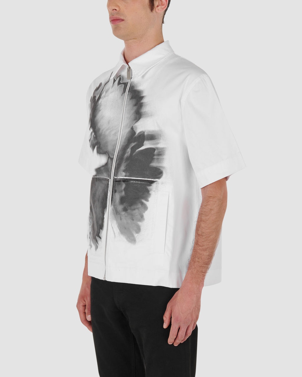 GRAPHIC ZIP S/S SHIRT - 3