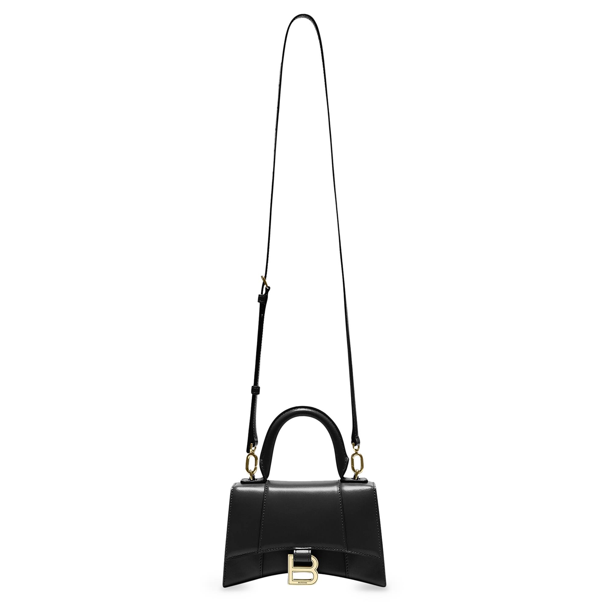 Balenciaga Hourglass XS Top Handle Bag 'Black' - 4